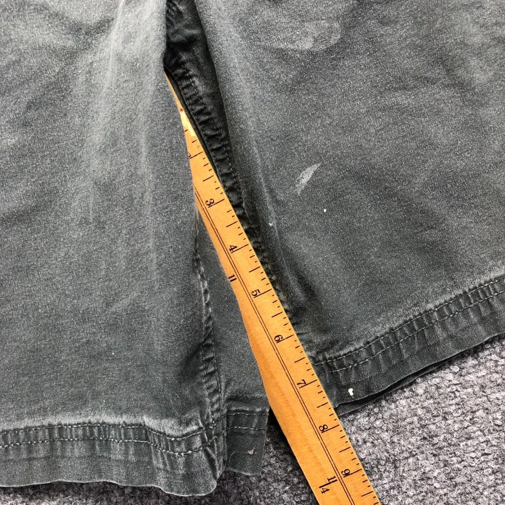 Filson Mens Charcoal Gray Green Cotton Canvas Chino Shorts Size 40
